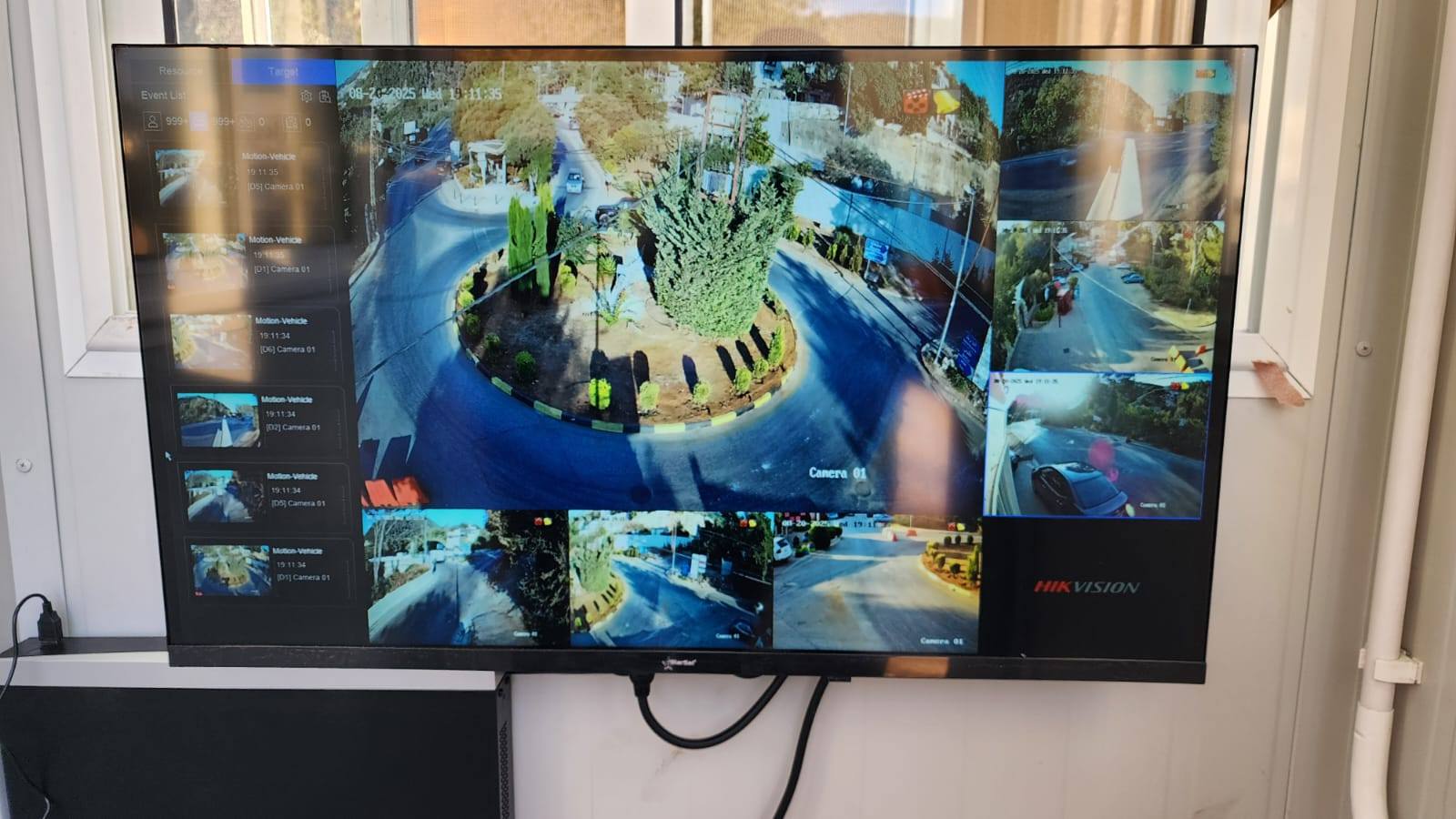 اعمال تركيب كاميرات مراقبة على مداخل البلدة والمستديرة